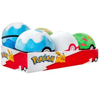 Pokemon Poke Ball 5-Inch Plush Case of 6 — product photo
