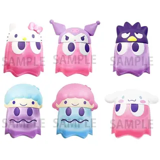 Pac-Man x Sanrio V2 Clear Chibicollect Mini-Figure Box of 6 — product photo