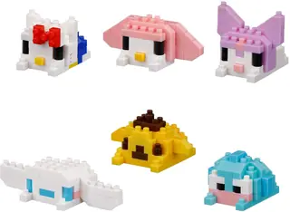 Nanoblock - Sanrio - Mininano Blind Box - Characters vol.3 Funyumaru 6ct PDQ — product photo