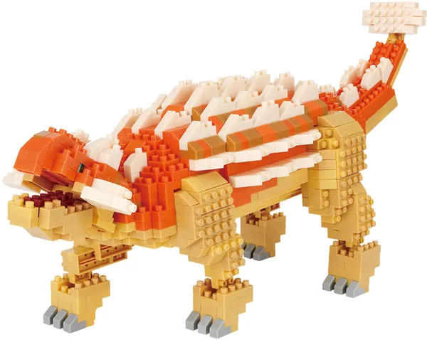 Nanoblock - Dinosaur - Advanced Hobby Series - Ankylosaurus Deluxe Edition Building Kit — product photo