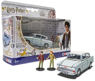 Corgi Harry Potter - Enchanted Ford Anglia w/Harry and Ron figures Diecast — product photo