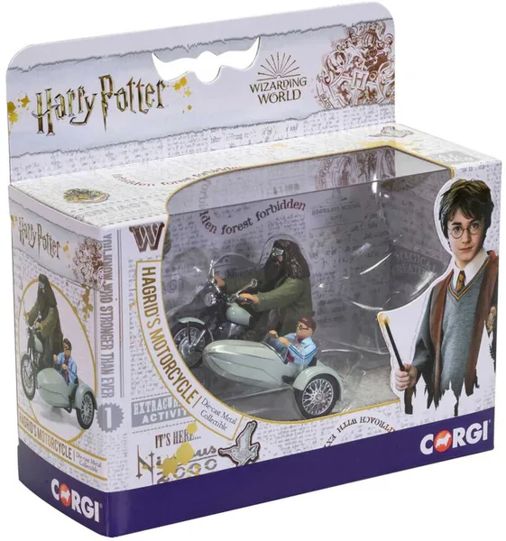 Corgi Harry Potter Hagrid's Motorcycle & Sidecar Diecast — product photo