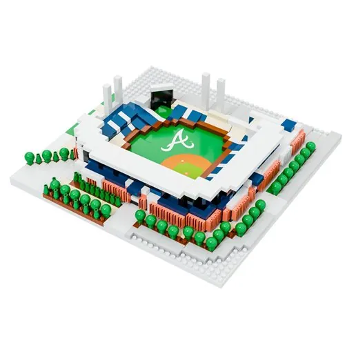 Atlanta Braves Stadium Building Block Model — product photo