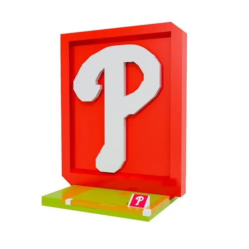 Philadelphia Phillies Logo Building Block Model — product photo