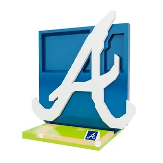 Atlanta Braves Logo Building Block Model — product photo