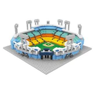 Los Angeles Dodgers Stadium Building Block Model — product photo