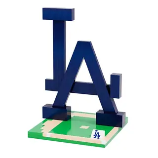 Los Angeles Dodgers Logo Building Block Model — product photo
