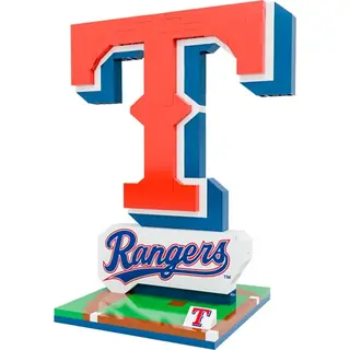 Texas Rangers Logo Building Block Model — product photo