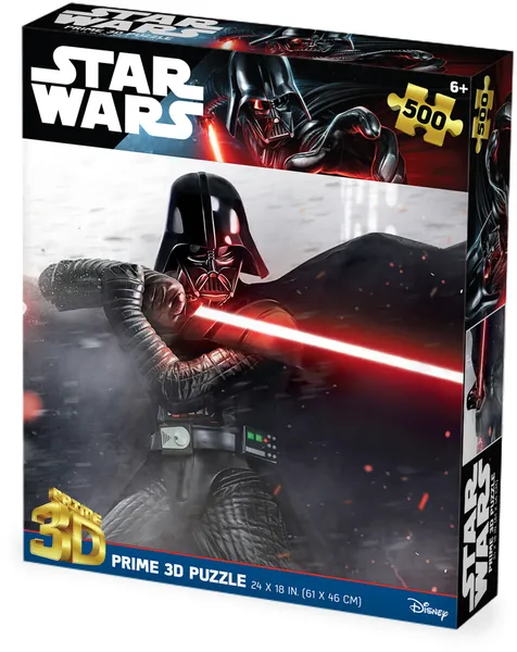 Star Wars Darth Vader contains 500pc 24x18 in 3D Lenticular Puzzle — product photo