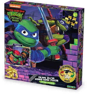 Teenage Mutant Ninja Turtle Wall Breakers 300pc 24x18 in 3D/2D Double-Sided Puzzle (TMNT) — product photo