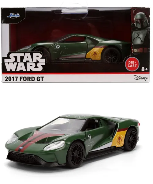 Star Wars - Hollywood Rides - 1:32 2017 Ford GT Die-Cast Car with Boba Fett Deco — product photo