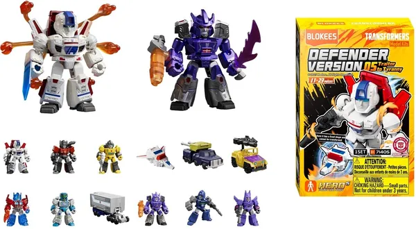 Blokees - Transformers - Defender Version - 05: Traitor to Tyranny Model Kit 12ct Display — product photo