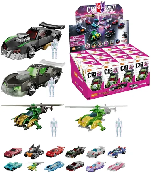 Blokees - Transformers - Blokees Wheels - C03: Wreck n' Rule 2 12ct PDQ Display — product photo
