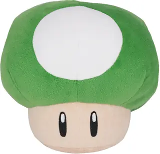 Nintendo - Super Mario - 1up Mushroom 6 inch plush — product photo