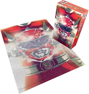 Super7 - Mighty Morphin Power Rangers - Red Ranger Foil Puzzle — product photo
