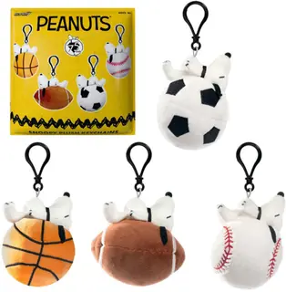 Peanuts - Super Duper Plush Keychain Wv01A - 12pc Blind Bag Flat — product photo