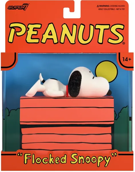 Peanuts - ReAction Figures - Snoopy (Sleeping, Flocked) — product photo