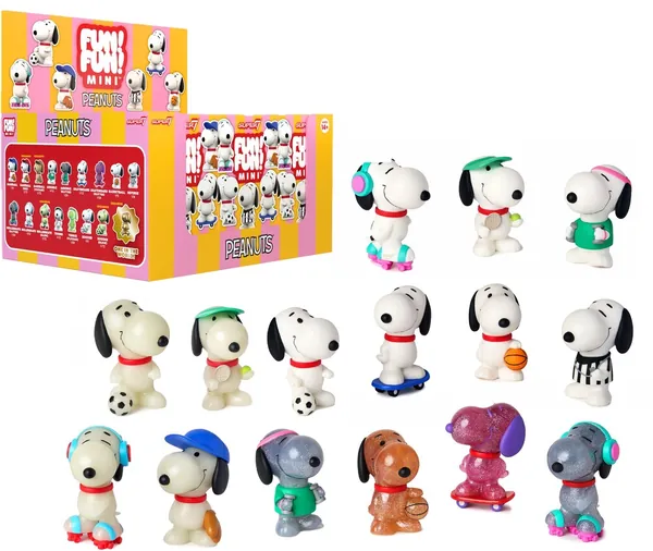 Peanuts - FUN! FUN! MINI Wv1 - Athlete Snoopy Blind Box Flat (Wide) — product photo