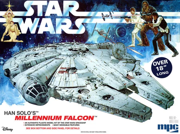Star Wars: A New Hope Millennium Falcon MPC Model Kit — product photo