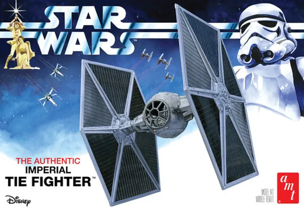 Star Wars: A New Hope TIE Fighter AMT 1/48 Model Kit — product photo