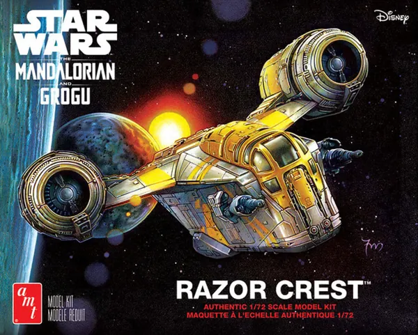 AMT Star Wars: The Mandalorian & Grogu Razor Crest 1/72 Scale Scale Model Kit — product photo