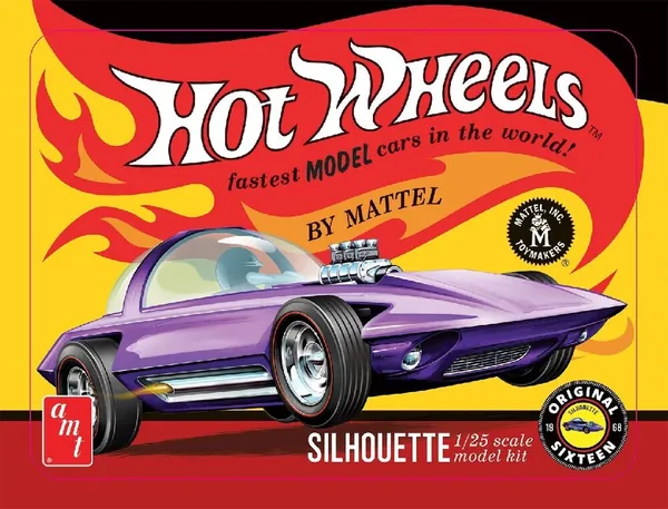 AMT Hot Wheels Silhouette 1/25 Scale Model Kit Collector Tin — product photo