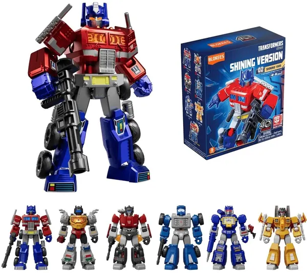 Blokees - Transformers - Shining Version - 02: Shining 1985 6ct PDQ Display — product photo